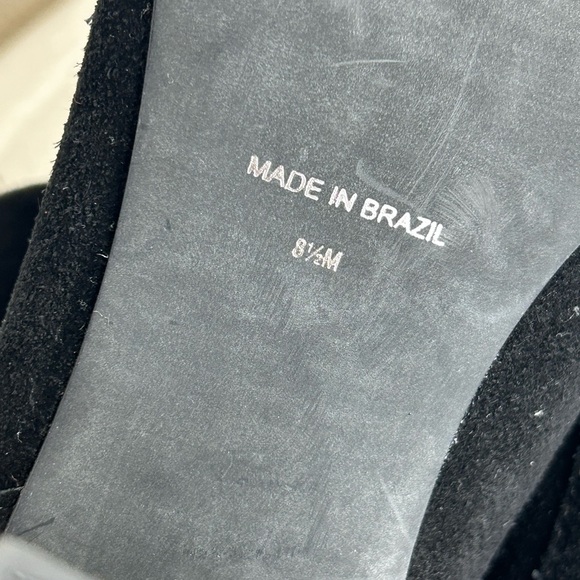 Matisse Black Suede Heeled Boots - Picture 8 of 9